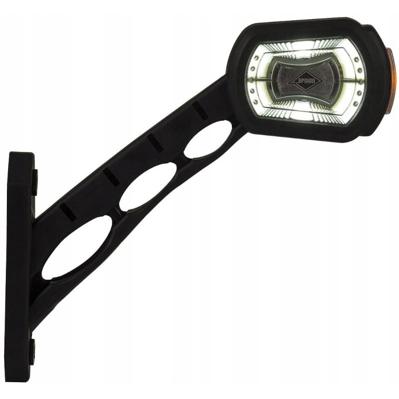 LED marker lamp, 3 functional, 12 24v, left, with a long boom