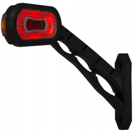 LED marker lamp, 3 functional, 12 24v, left, with a long boom