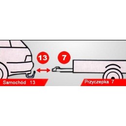 Adapter reduction adapter socket hook 13 7 pin