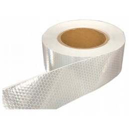 10 m self-adhesive contour reflective tape, white