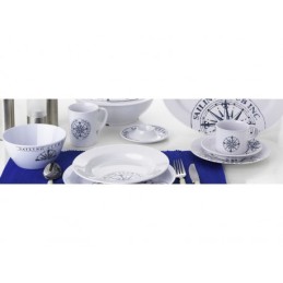 Sailing club oval plate, 1 pc, Gimex melamine