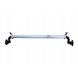 Unbraked trailer axle al ko 1260mm 750kg 4x100