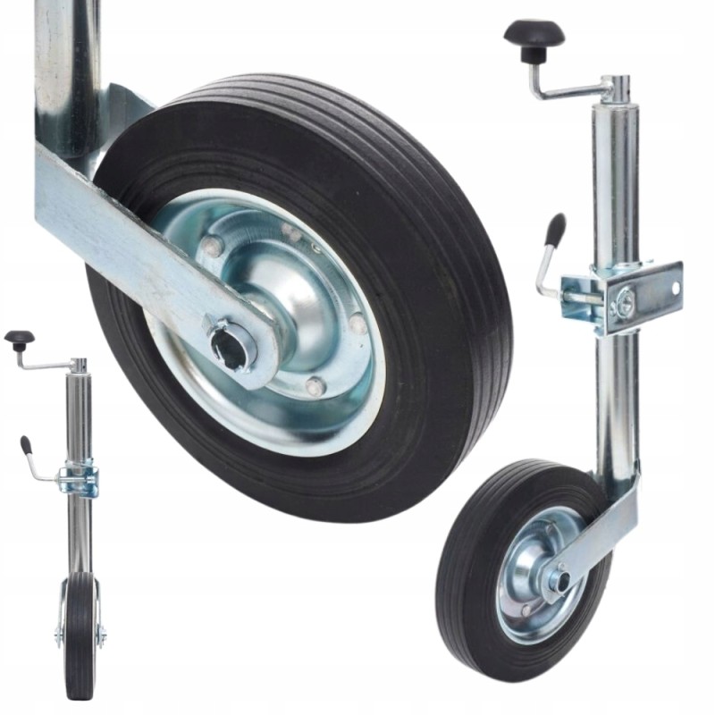 Liftable support wheel with clamp 150kg Kraft Dele trailer tow truck