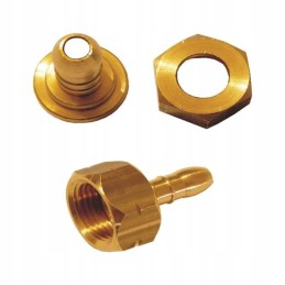 Two-piece connector for a large cylinder gw21 8 l 9 10 mm in hose