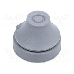5 pcs x SCHNEIDER ELECTRIC - IMT36181 - Grommet, with bulkhead, Ømount.hole: 21mm, EPDM, grey, Size: M20