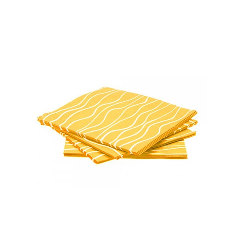 Yellow paper napkins, 20 pcs. Gimex melamine