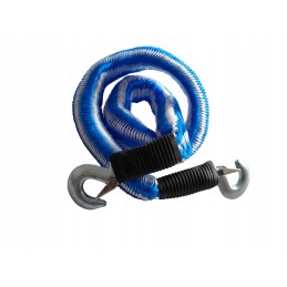 Car towing belt, elastic tow rope, 4 meters 2 1 tons with hooks