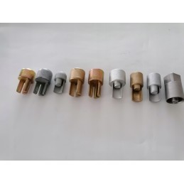 Adapter, lower end of the pipe tarpaulin tensioner 34