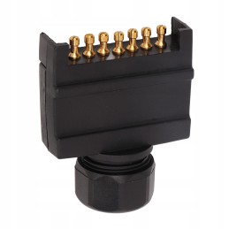 12v 7pin flat male trailer connector adapter