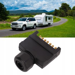 12v 7pin flat male trailer connector adapter