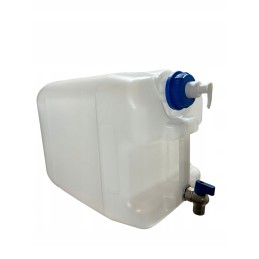 Tank container bank water canister with tap and dispenser 10l