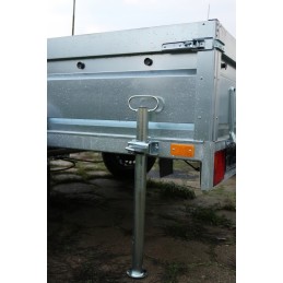 Fixed trailer support 300kg 70cm with clamp