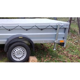 Fixed trailer support 300kg 70cm with clamp