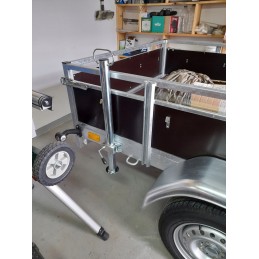 Fixed trailer support 300kg 70cm with clamp