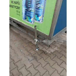Fixed trailer support 300kg 70cm with clamp