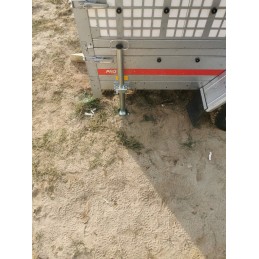 Fixed trailer support 300kg 70cm with clamp