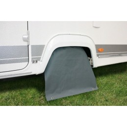Apron cover and wheel cover for a Haba camper