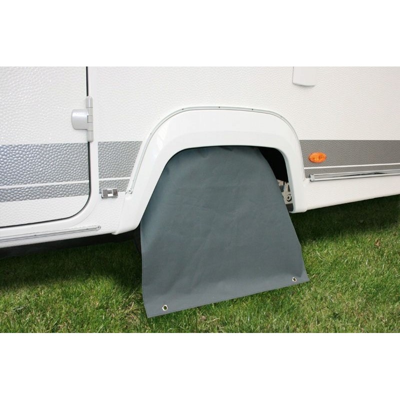 Apron cover and wheel cover for a Haba camper