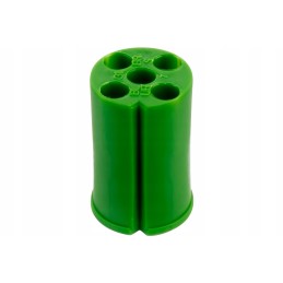 Aspock connector for trailer rear lights, 5 pin bayonet 12v, green female