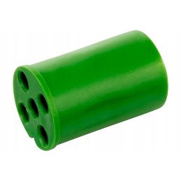 Aspock connector for trailer rear lights, 5 pin bayonet 12v, green female