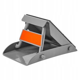 Folding wheel chock covered with rubber, 2 pcs