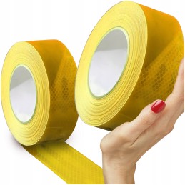 5m self-adhesive yellow contour reflective tape