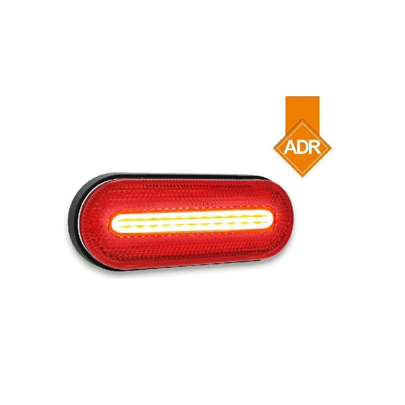 Marker lamp Fristom FT 070 C red LED address