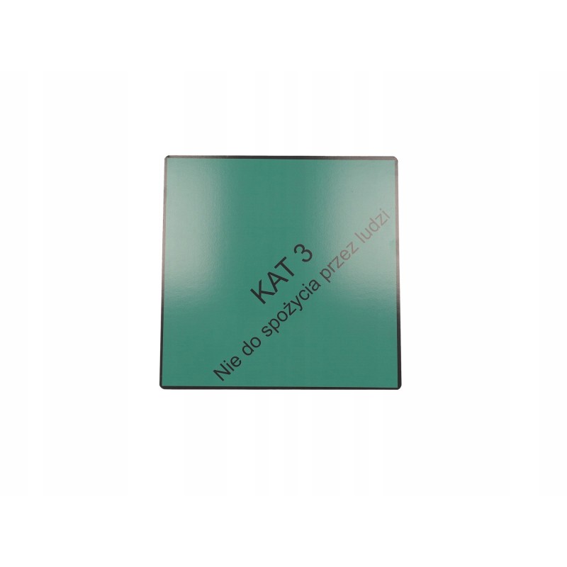 Table of substances not for human consumption category