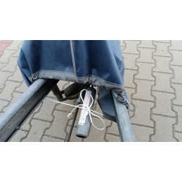 Cover for the trailer drawbar, hook, 100x72cm