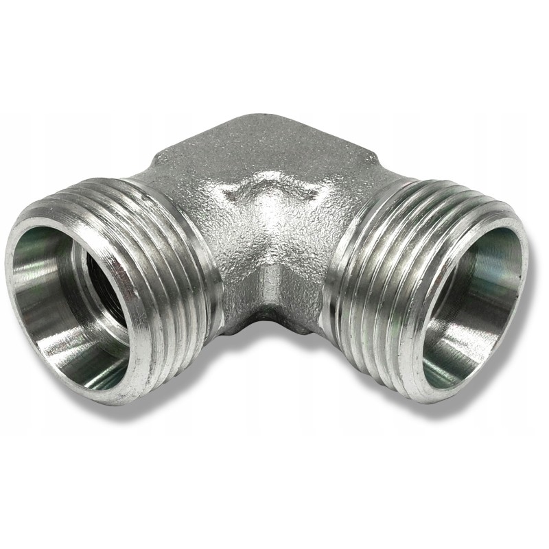 Hydraulic elbow connector 2x m18x1 5 12l external thread
