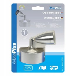 12v LED wall lamp for a camper with a switch