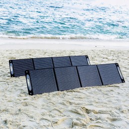 2x foldable solar panel 200w efficiency 21 7