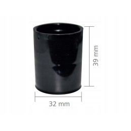 Socket connector for drain pipe 28mm reich 1 pc