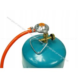 Gas reducer for a small tourist cylinder