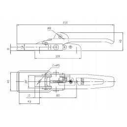 Steelpress trailer side lock zb 01a