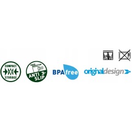 Brunner Venetian melamine salad bowl 24 cm