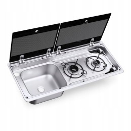 2-burner stove with sink mo 9722l dometic