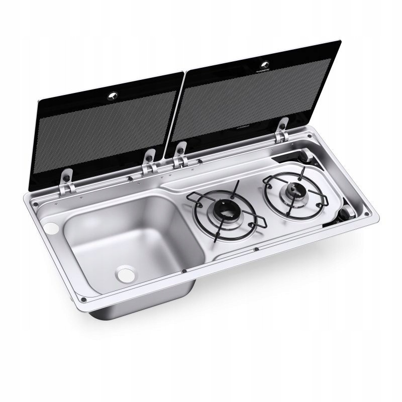 2-burner stove with sink mo 9722l dometic