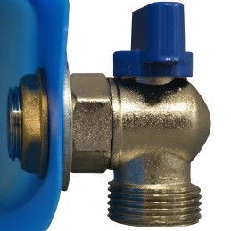 Water canister with metal tap, 10 liters