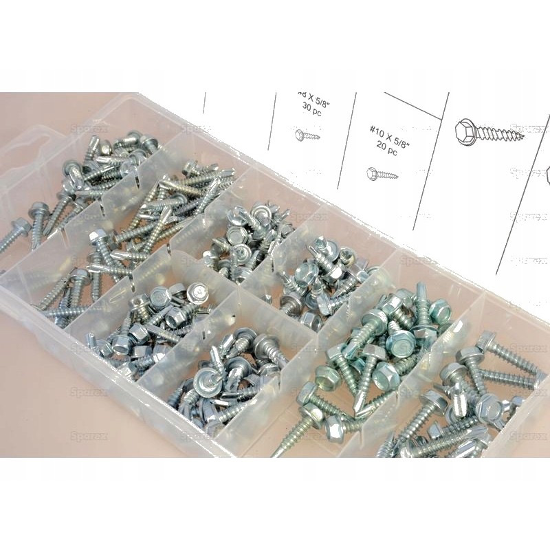 Sheet metal screws 4 5x12 5 25 5mm sparex