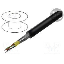5 m x TASKER - C862 PUR - Wire: DMX, 2x2x0.35mm2, stranded, 110Ω, -15÷80°C, Colour: black