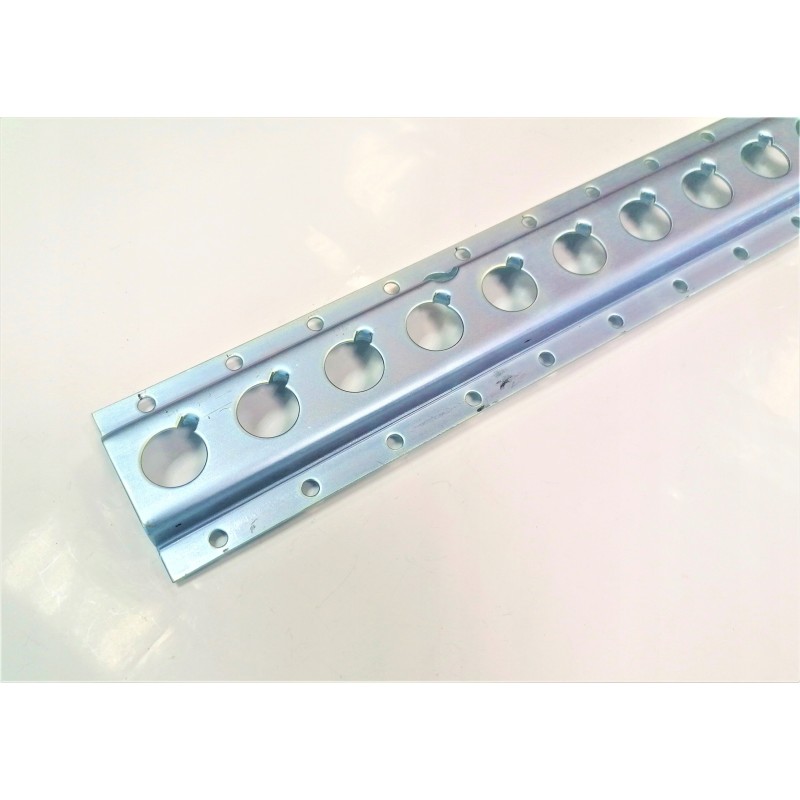 Load securing strip, 82 mm wide, for the wall