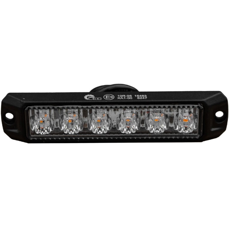 Flashing LED warning beam 7W yellow