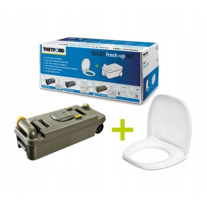 Tank refreshing set for toilet left c2 c3 c4 fresh up thetford