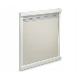 Blackout cassette roller blind with mosquito net 680x630