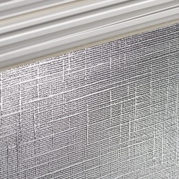 Blackout cassette roller blind with mosquito net 680x630