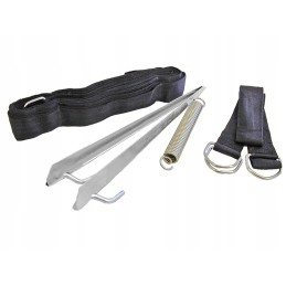 Storm wind straps, vestibule protection