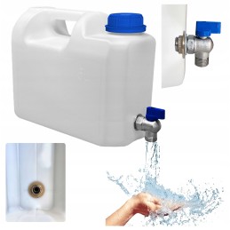 Water container with tap 5l banka canister with tap weight 300g