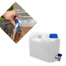Water container with tap 5l banka canister with tap weight 300g
