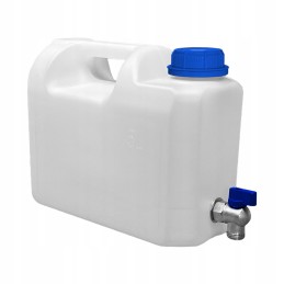 Water container with tap 5l banka canister with tap weight 300g